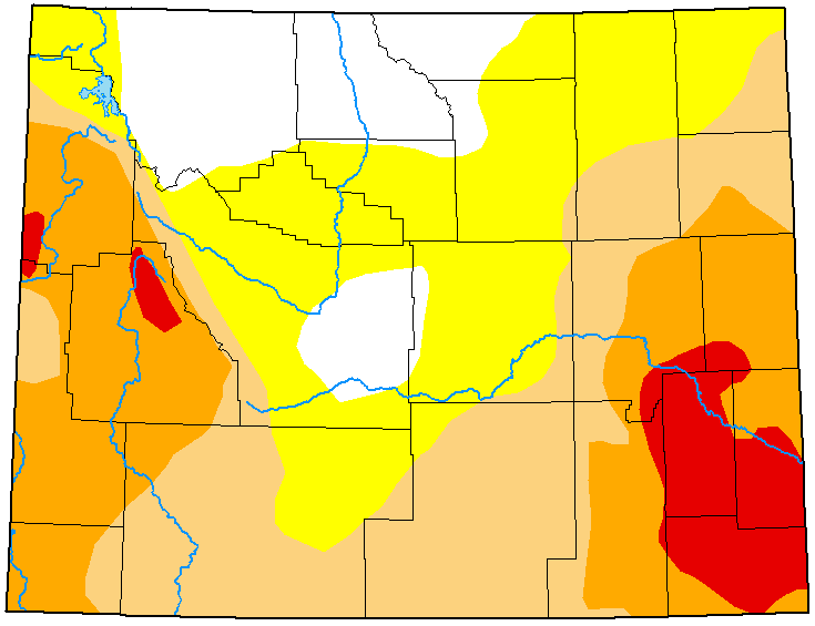 MAP Wyoming Drought Conditions - November 8, 2022 - National Drought Mitigation Center