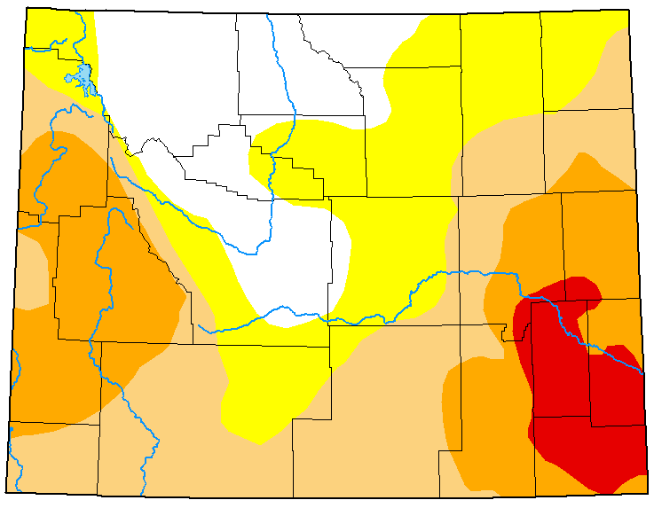 MAP Wyoming Drought Conditions - November 15, 2022 - National Drought Mitigation Center