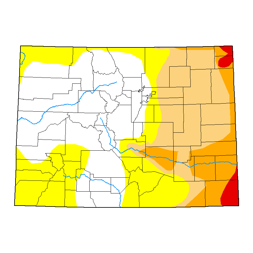 MAP Colorado Drought Conditions - January 3, 2023 - National Drought Mitigation Center
