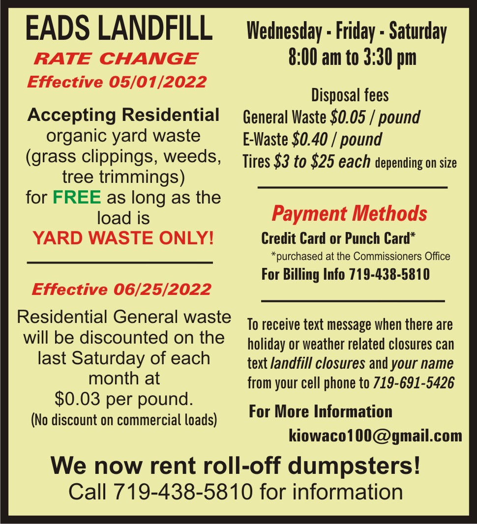 AD 2023-01 Eads Landfill Information