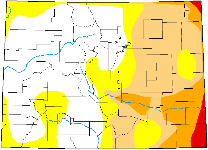 MAP Colorado Drought Conditions - January 24, 2023 - National Drought Mitigation Center