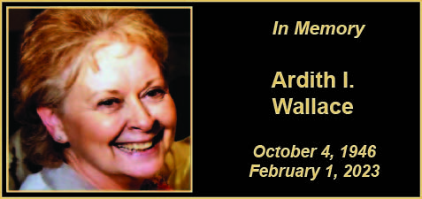 MEMORY Ardith I Wallace