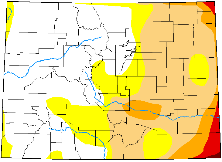 MAP Colorado Drought Conditions - February 21, 2023 - National Drought Mitigation Center