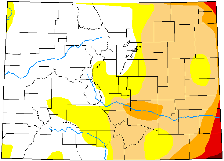 MAP Colorado Drought Conditions - February 28, 2023 - National Drought Mitigation Center
