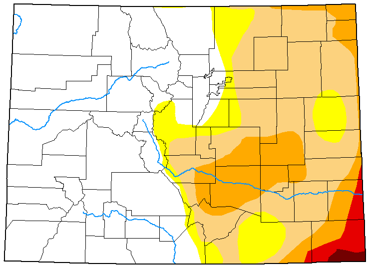 MAP Colorado Drought Conditions - April 4, 2023 - National Drought Mitigation Center