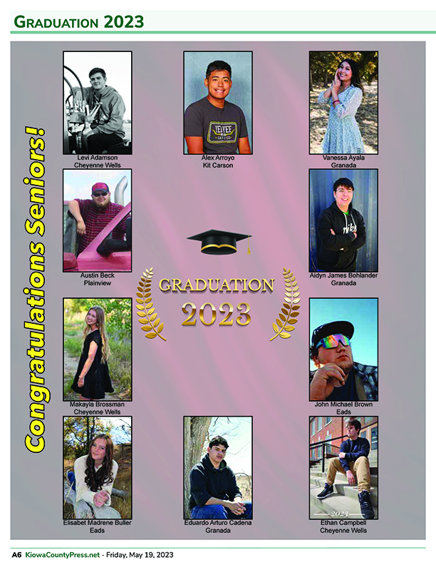 2023-05-19 Kiowa County Press Graduation Section - 2