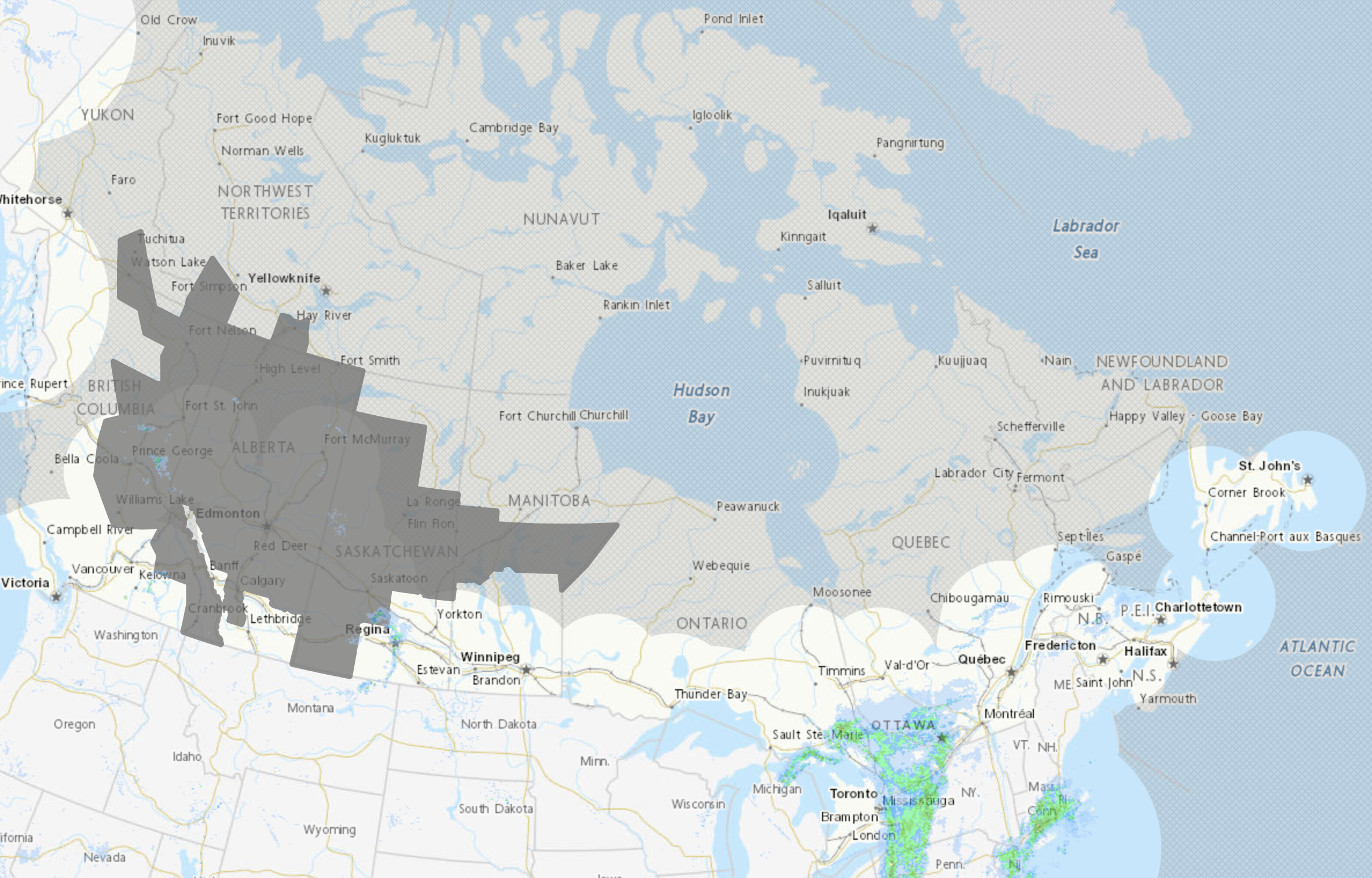 MAP Air quality statements in Canada for May 20, 2023 - Environment Canada