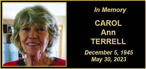 MEMORY Carol Terrell