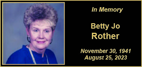 MEMORY Betty Jo Rother