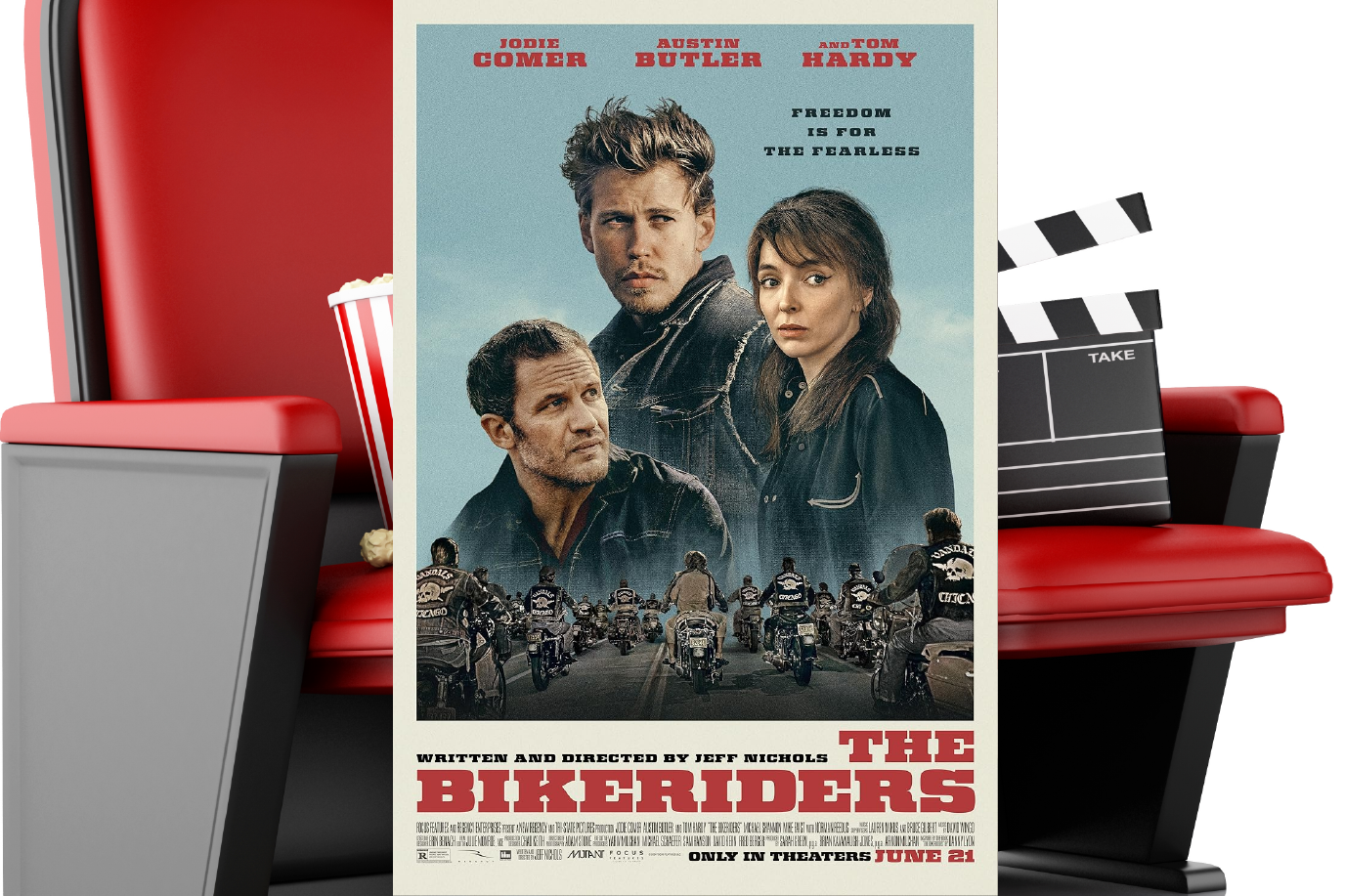 Movie poster for The Bikeriders