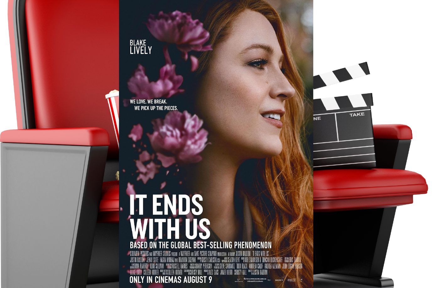 Movie poster for It Ends with Us