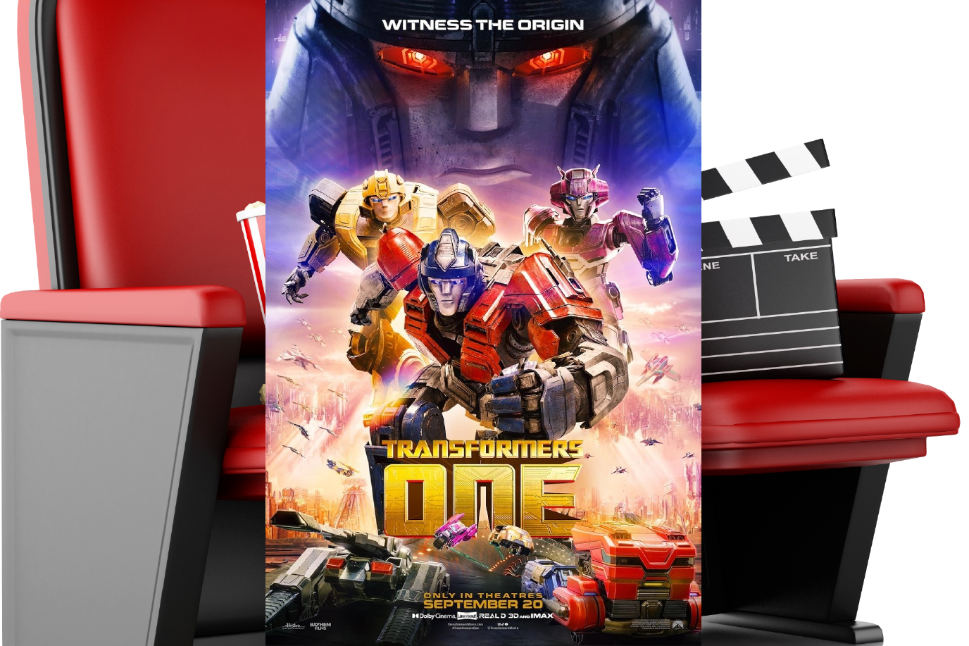 Movie poster for Transformers One