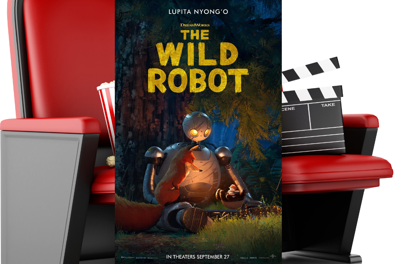 Movie poster for The Wild Robot