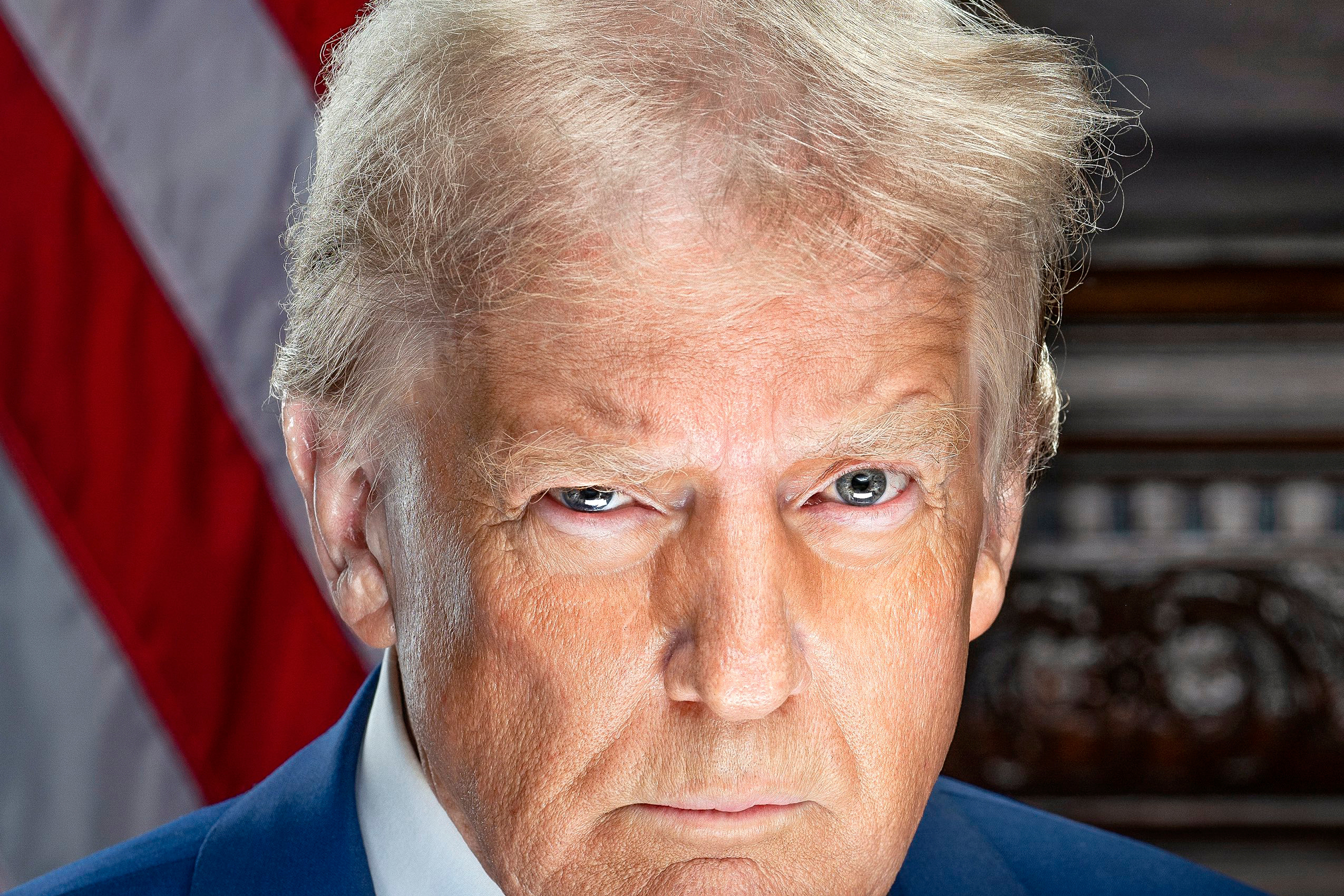 United States President Donald J. Trump 2025 official portrait