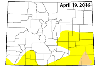 Colorado Drought Map