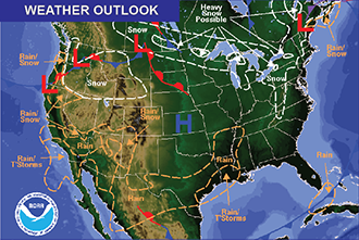 Weather Outlook - December 30, 2016