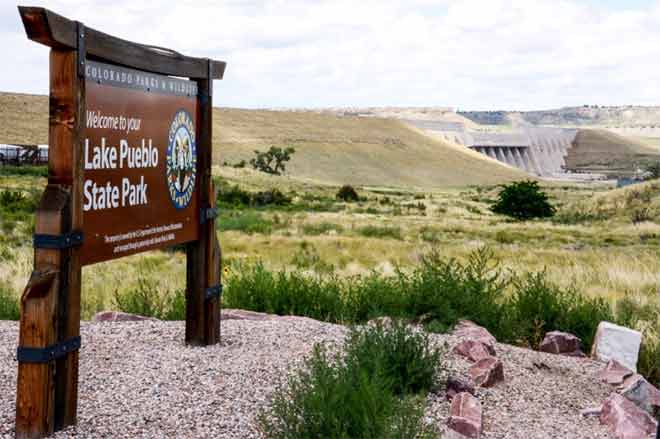 PICT Sign Lake Pueblo State Park - CPW