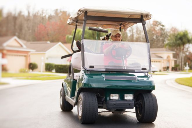 How to safely drive around in your golf cart