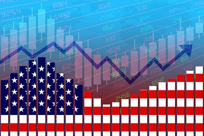PROMO Business - Economy United States Flag Graph Chart Stock - iStock - ronniechua