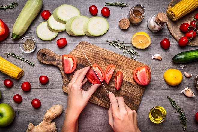 Cooking - Cutting Vegetables - iStock - sergeyshibut