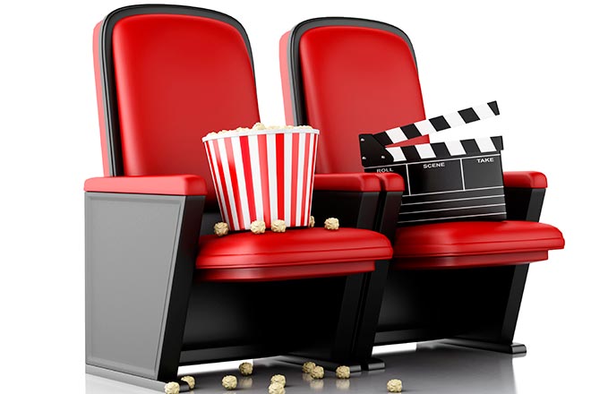 Movie - Movie Review Theater Seats Popcorn - iStock - nicomenijes