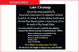 Lake Cleanup Bids Accepted until June 10