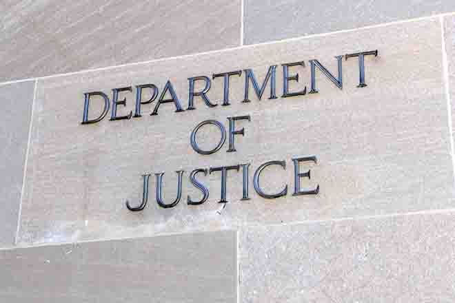 PROMO 64J1 Law - Sign Building Washington DC Crime Department of Justice - iStock - robertcicchetti