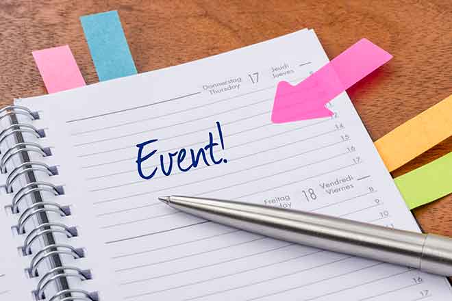 PROMO Miscellaneous - Event Calendar Word - iStock - Zerbor