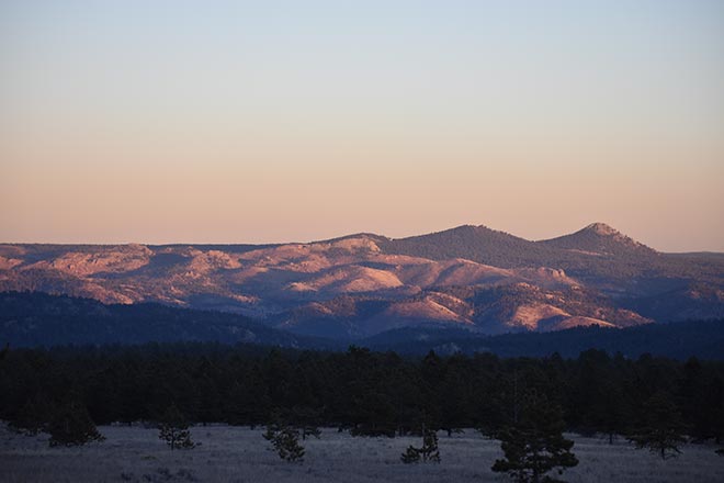 Outdoors - Mountain Forest Trees Sunset - Chris Sorensen