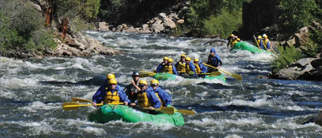 Rafting on the Upper Arkansas River - Courtesy CPW