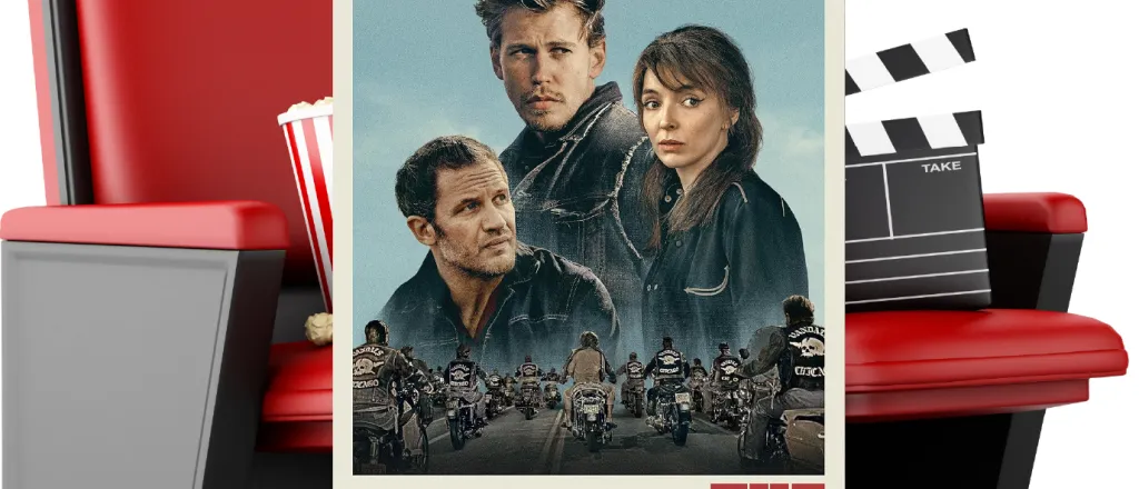 Movie poster for The Bikeriders Movie poster for The Bikeriders