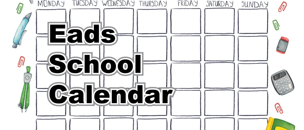 Eads School Calendar Concept art for the Eads School Calendar