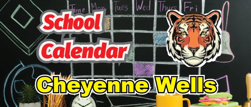 Concept art for the Cheyenne Wells School Calendar