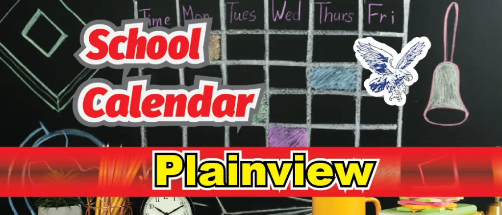Concept art for the Plainview School Calendar