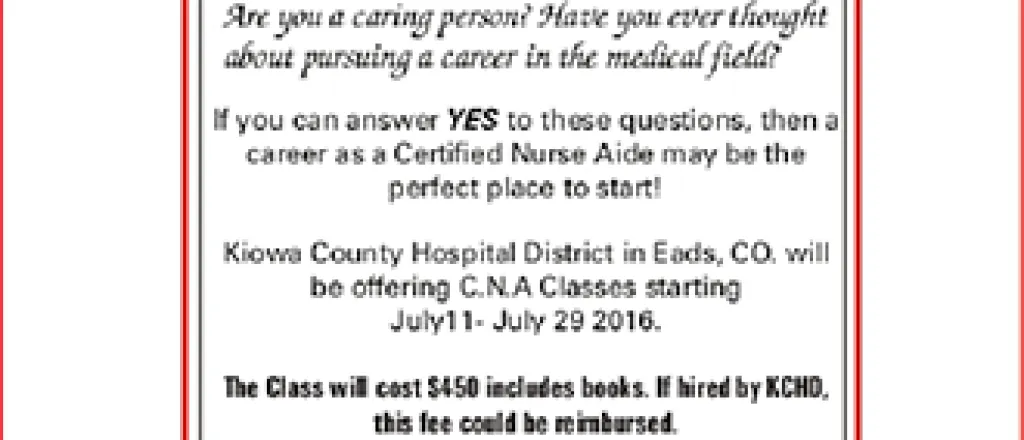 Certified Nurse Aide Classes
