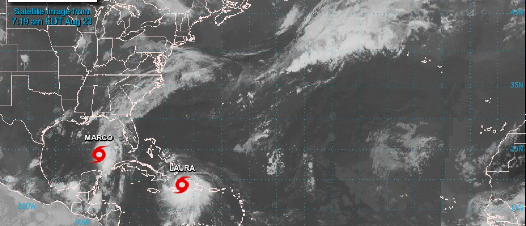 MAP Tropical storms approaching the southern United States - NOAA