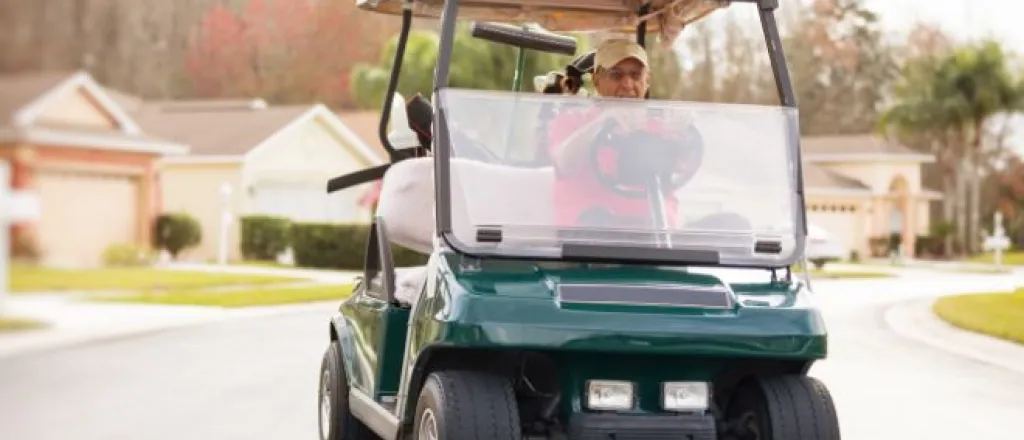 How to safely drive around in your golf cart