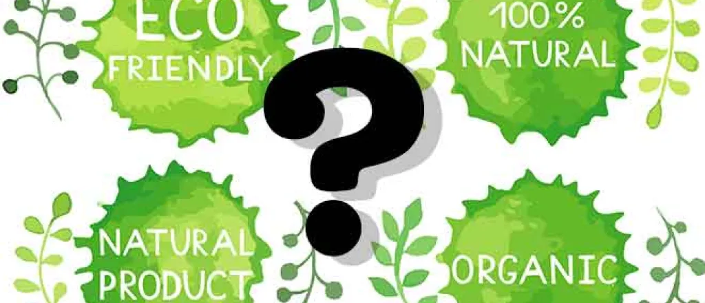 PROMO Environment - Question Mark Eco Friendly Natural Organic Words Logos - iStock - Happiestsim