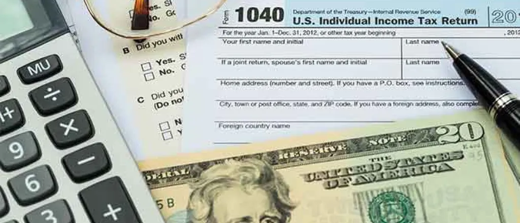 PROMO Government - Tax Form Calculator Money - iStock