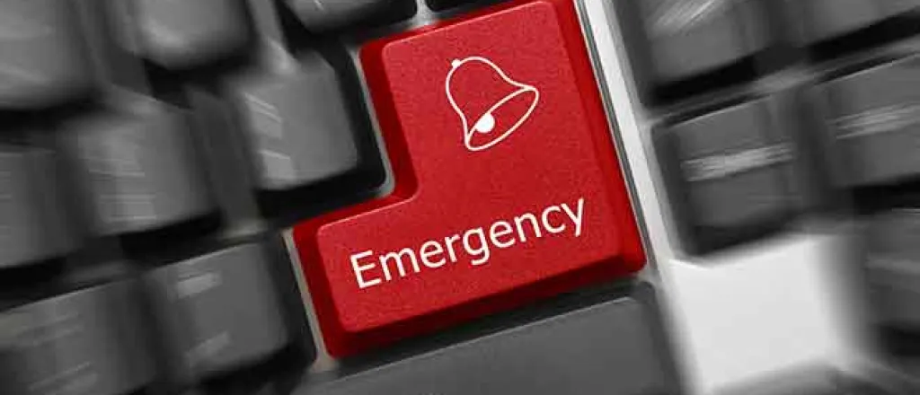 PROMO 64J1 Emergency - Disaster Keyboard - iStock - ArtemSam