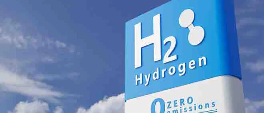 PROMO Energy - H2 Hydrogen Fuel Station Sign 0 Zero Emissions - iStock - JONGHO SHIN