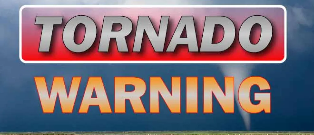 PROMO Graphic - Weather Tornado WARNING - Chris Sorensen