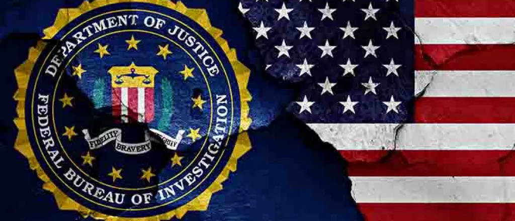 PROMO 64J1 Law - Crime Department of Justice Federal Bureau of Investigation FBI Logo Flag - iStock - Racide