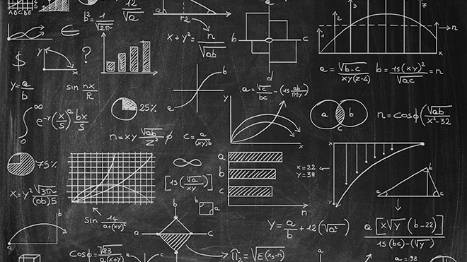 64J Academics - Chalk Board School - iStock Academics - School Education Chalk Board Science Graph Chart - iStock - Minerva Studio