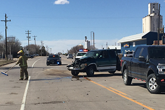 Two-Vehicle Crash Under Investigation
