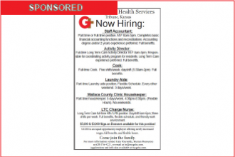 Greeley County Health Services - Positions Available