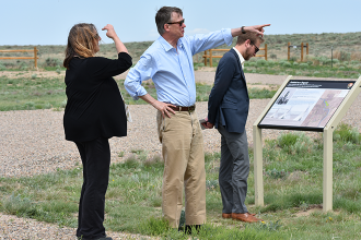 Governor Visits Sand Creek Massacre Historic Site