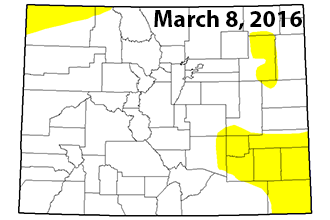Dry Conditions Expand in Southeast Colorado