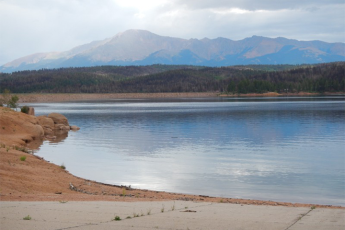 PICT Low Water Rampart Reservoir - CPW PICT Low Water Rampart Reservoir - CPW
