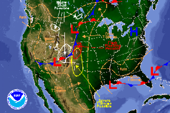National Weather Map National Weather Map